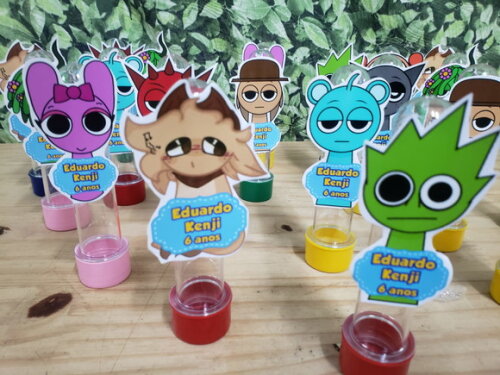 Sprunki Tubetes Personalizados Pronta Entrega