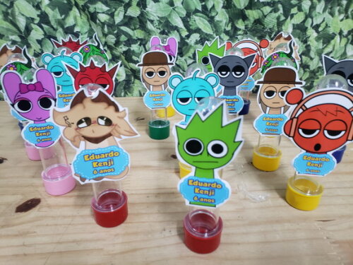 Sprunki Tubetes Personalizados Pronta Entrega