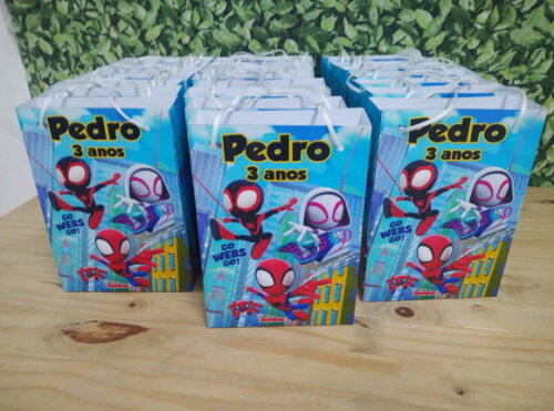 Spyder e Seus Amigos Sacola Personalizada Pronta Entrega
