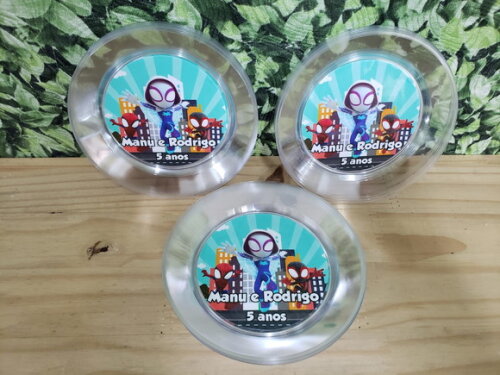 Spyder e Seus Amigos Prato Sobremesa Personalizado