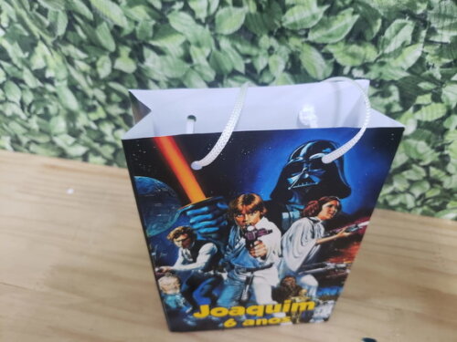 Star Wars Sacola Grande Personalizada Tam 29x20x8 cm
