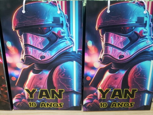 Star Wars Sacola Personalizada Pronta Entrega