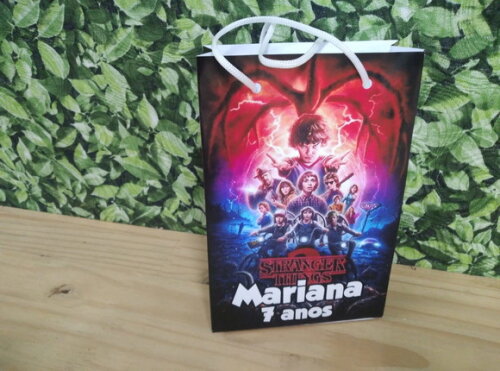 Strangers Things Sacola Personalizada Pronta Entrega