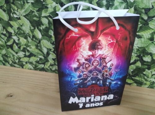 Strangers Things Sacola Personalizada Pronta Entrega