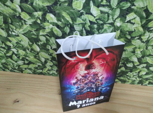 Strangers Things Sacola Personalizada Pronta Entrega