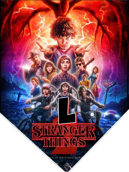 Strangers Things Varal Personalizado Parabens Mais Nome
