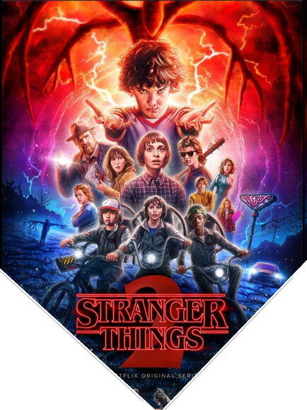 Strangers Things Varal Personalizado Parabens Mais Nome