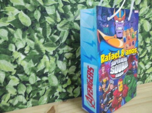Super Hero Squaid Sacola Personalizada Pronta Entrega