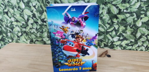 Super Wings Sacola Personalizada Pronta Entrega