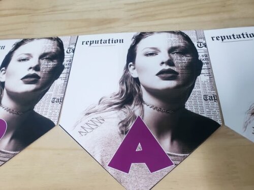 Taylor Swift Varal Personalizado Parabens Mais Nome