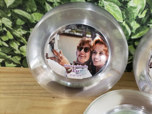 Telma e Louise Prato Sobremesa Personalizado Todos Temas
