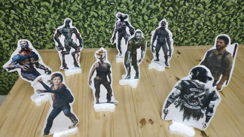 The Last Of Us Kit Displays de Mesa 9 Peças Pronta Entrega