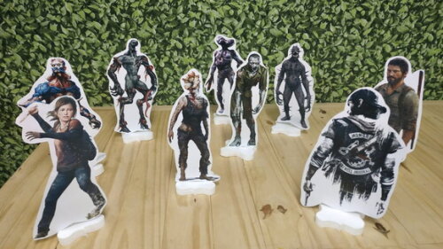 The Last Of Us Kit Displays de Mesa 9 Peças Pronta Entrega
