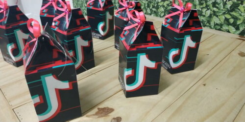 Tik Tok Lembrancinhas Caixa Milk Pronta Entrega