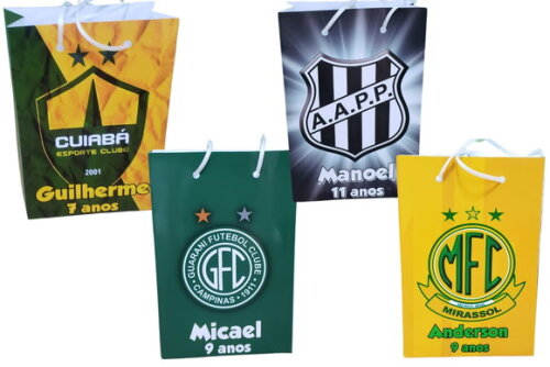 Times de Futebol Sacola Personalizada - Séria a B c D,várzea