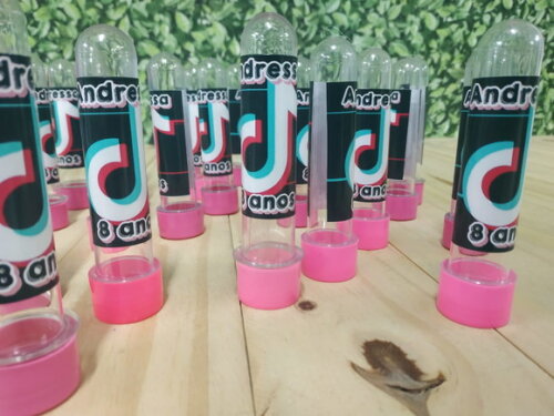 Tik Tok Tubetes Personalizados Pronta Entrega