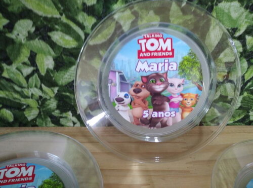 Tom Studios Gatos Pratos Decorados Pronta Entrega