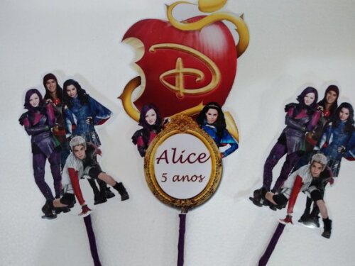 Topo de Bolo Descendentes Personalizado