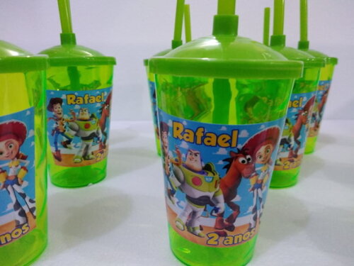 Toy Story Copo Canudo Personalizado