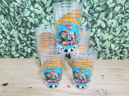 Toy Story Copos 300 ml Personalizados Pronta Entrega