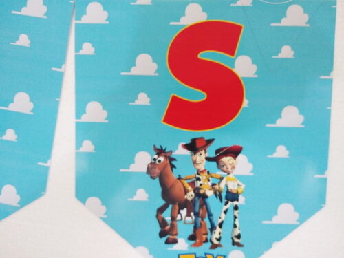 Toy Story Varal Parabens Mais Nome Personalizado