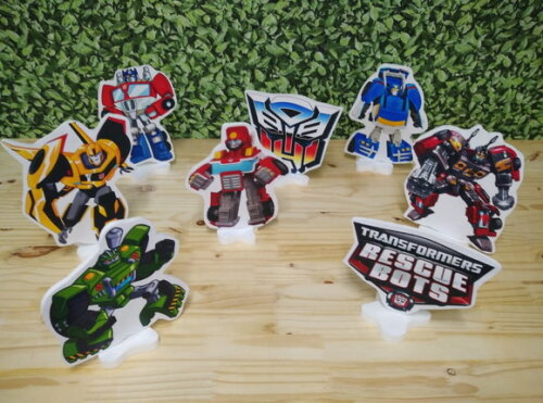 Transformers Bots Kit de Mesa Displays 8 Peças Pronta Entreg