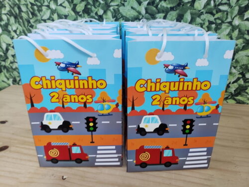 Transporte Carrinhos Sacola Personalizada Pronta Entrega