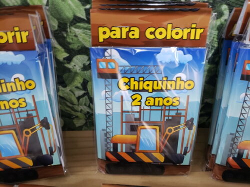 Transporte e Construção Lembrancinha Personalizada