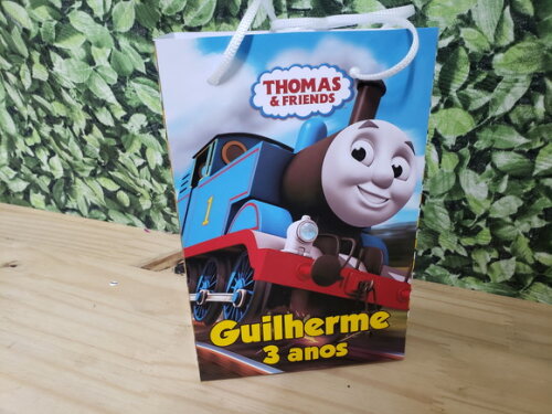 Trem Thomas Sacola Personalizada Pronta Entrega