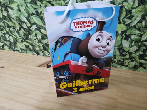 Trem Thomas Sacola Personalizada Pronta Entrega
