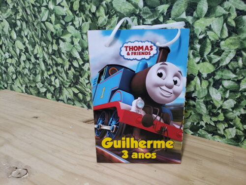 Trem Thomas Sacola Personalizada Pronta Entrega