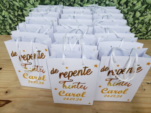 Trintou Sacola Personalizada Pronta Entrega
