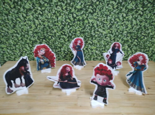 Valente Merida Kit de Mesa Displays 7 Peças Pronta Entrega
