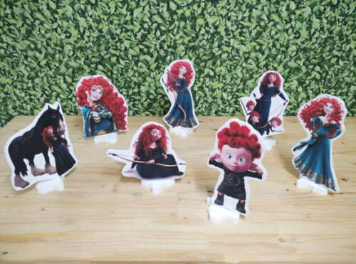 Valente Merida Kit de Mesa Displays 7 Peças Pronta Entrega