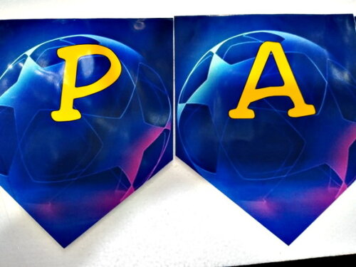 Varal Futebol Personalizado Parabens Mais Nome