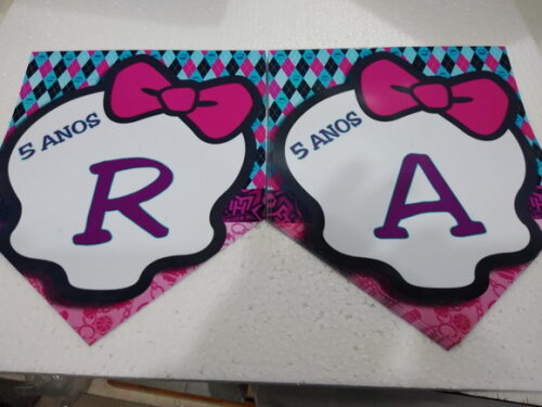 Varal Monster High Parabens + Nome Personalizado