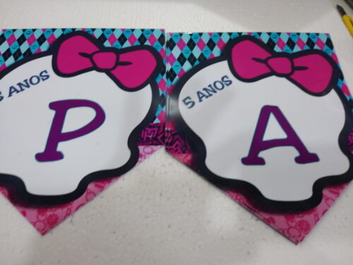 Varal Monster High Parabens + Nome Personalizado
