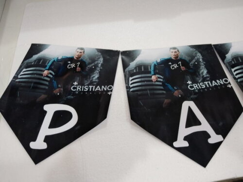 Varal Parabéns Cristiano Ronaldo Personalizado