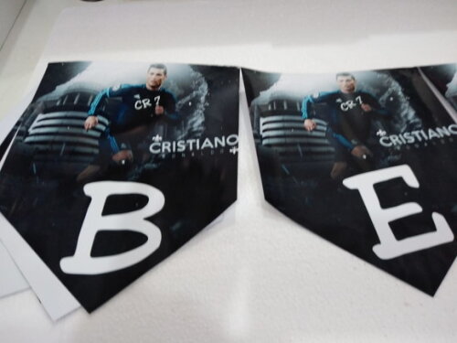 Varal Parabéns Cristiano Ronaldo Personalizado