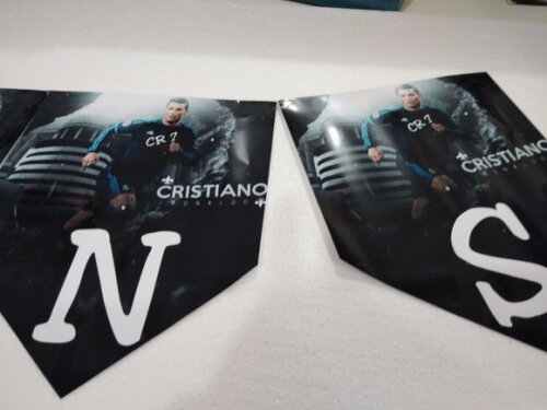 Varal Parabéns Cristiano Ronaldo Personalizado