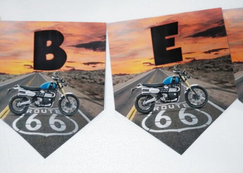 Varal Route 66 Parabens Mais Nome Personalizado