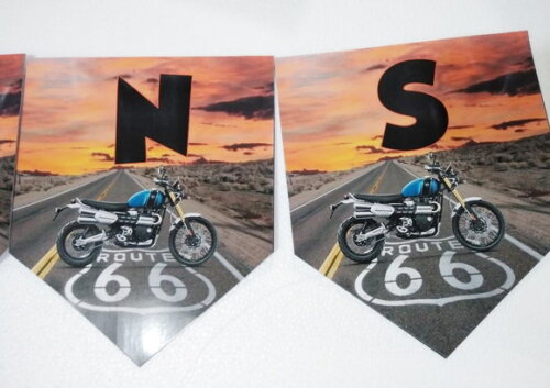 Varal Route 66 Parabens Mais Nome Personalizado