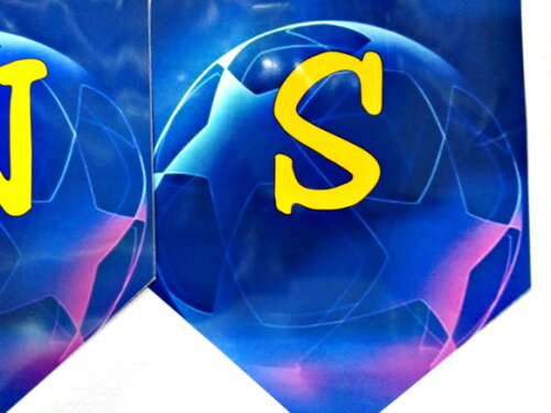 Varal Futebol Personalizado Parabens Mais Nome