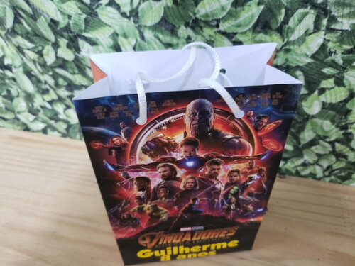 Vingadores Sacola Personalizada Pronta Entrega
