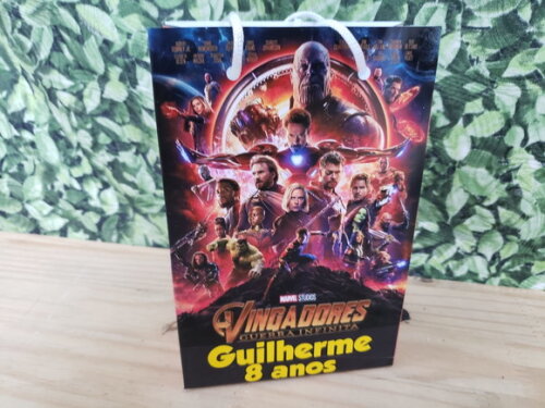 Vingadores Sacola Personalizada Pronta Entrega