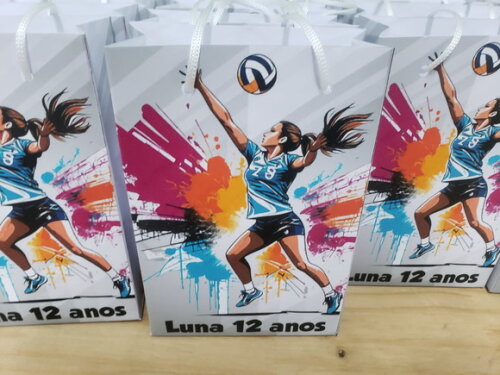 Volley Ball Sacola Personalizada Pronta Entrega