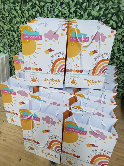 Volta ao Sol Sacola Personalizada Pronta Entrega