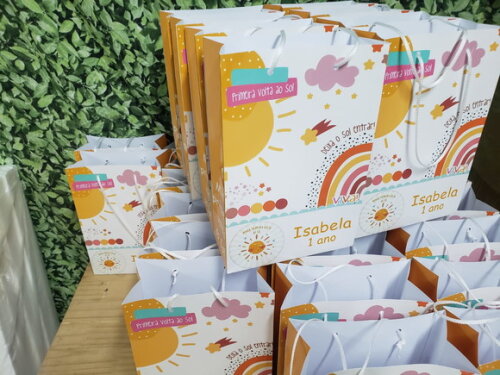 Volta ao Sol Sacola Personalizada Pronta Entrega