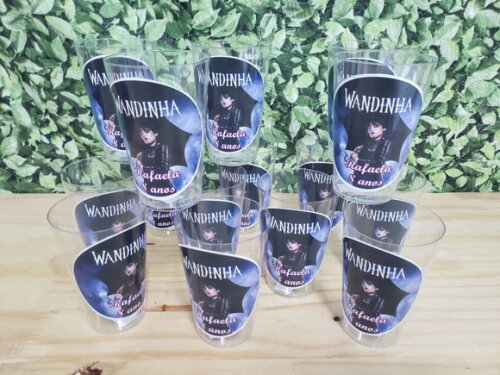 Wandinha Copo Personalizado Pronta Entrega