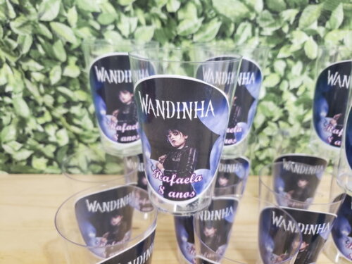 Wandinha Copo Personalizado Pronta Entrega